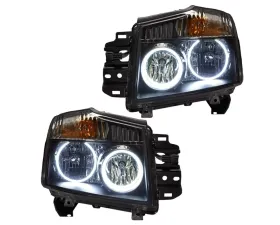 Oracle Lighting Pre-Assembled Halo Headlights White Color SMD HL Nissan Titan 2008-2015