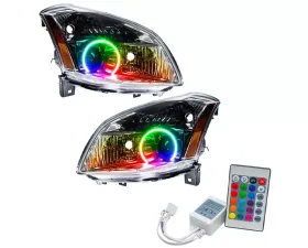 Oracle Lighting Pre-Assembled Halo Headlights ColorSHIFT w/ Simple Controller SMD HL Nissan Maxima 2007-2008