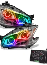 Oracle Lighting Pre-Assembled Halo Headlights (Non-HID Chrome Housing) ColorSHIFT w/ 2.0 Controller SMD HL Nissan Maxima 2009-2010                                     - 7177-333 - Image 5