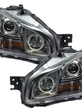 Oracle Lighting Pre-Assembled Halo Headlights (Non-HID Chrome Housing) ColorSHIFT w/ Simple Controller SMD HL Nissan Maxima 2009-2010                                     - 7177-504 - Image 3