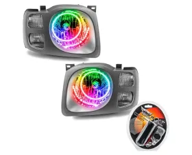 Oracle Lighting Pre-Assembled Halo Headlights ColorSHIFT w/ RF Controller SMD HL Nissan Xterra SE 2002-2004