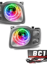 Oracle Lighting Pre-Assembled Halo Headlights ColorSHIFT w/ BC1 Controller SMD HL Nissan Xterra SE 2002-2004                                     - 7179-335 - Image 5