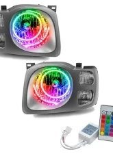 Oracle Lighting Pre-Assembled Halo Headlights ColorSHIFT w/ Simple Controller SMD HL Nissan Xterra SE 2002-2004                                     - 7179-504 - Image 5