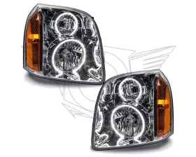 Oracle Lighting Pre-Assembled LED Halo Headlights White Color SMD HL GMC Yukon 2007-2013