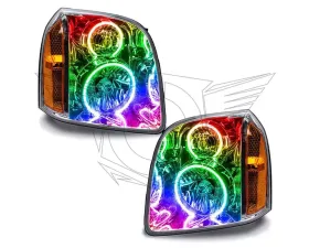 Oracle Lighting Pre-Assembled LED Halo Headlights ColorSHIFT SMD HL GMC Yukon 2007-2013