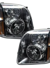 Oracle Lighting Pre-Assembled LED Halo Headlights ColorSHIFT w/ BC1 Controller SMD HL GMC Yukon 2007-2013                                     - 7182-335 - Image 2
