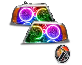 Oracle Lighting Pre-Assembled LED Halo Headlights ColorSHIFT SMD HL Lincoln Navigator 2003-2006