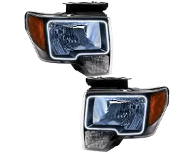 Oracle Lighting Pre-Assembled LED Halo Headlights (Non-HID Chrome Housing) White Color Ford F-150 2009-2014