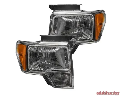 Oracle Lighting Pre-Assembled LED Halo Headlights (Non-HID Chrome Housing) ColorSHIFT w/ RF Controller Ford F-150 2009-2014 - 7187-330