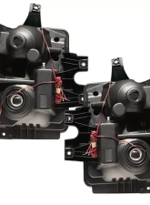 Oracle Lighting Pre-Assembled Halo Headlights (Chrome Housing) ColorSHIFT w/ BC1 Controller Ford F250 | 350 Super Duty 2008-2010                                     - 7189-335 - Image 5