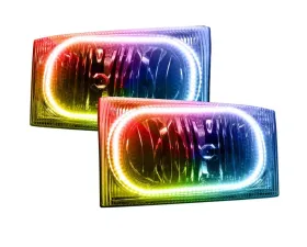 Oracle Lighting Pre-Assembled LED Halo Headlights ColorSHIFT w/o Controller Ford F-250 | F-350 1999-2004