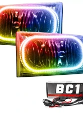 Oracle Lighting Pre-Assembled LED Halo Headlights ColorSHIFT w/ BC1 Controller Ford F-250 | F-350 1999-2004                                     - 7199-335 - Image 5