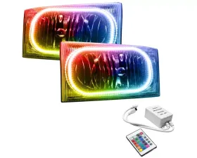 Oracle Lighting Pre-Assembled LED Halo Headlights ColorSHIFT w/ Simple Controller Ford F-250 | F-350 1999-2004