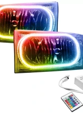 Oracle Lighting Pre-Assembled LED Halo Headlights ColorSHIFT w/ Simple Controller Ford F-250 | F-350 1999-2004                                     - 7199-504 - Image 5