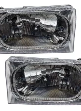 Oracle Lighting Pre-Assembled LED Halo Headlights ColorSHIFT w/o Controller Ford F-250 | F-350 1999-2004                                     - 7199-334 - Image 2