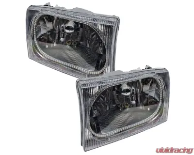 Oracle Lighting Pre-Assembled LED Halo Headlights ColorSHIFT w/o Controller Ford F-250 | F-350 1999-2004 - 7199-334