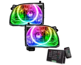 Oracle Lighting Pre-Assembled Headlights LED Halo Kit ColorSHIFT w/ 2.0 Controller Toyota Tacoma 2001-2004