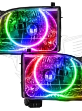 Oracle Lighting Pre-Assembled Headlights LED Halo Kit ColorSHIFT w/ No Controller Toyota Tacoma 2001-2004                                     - 7202-334 - Image 5