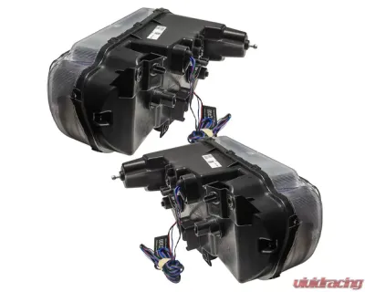 Oracle Lighting Pre-Assembled Halo Headlights (Non-HID Chrome Housing) ColorSHIFT w/ Simple Controller SMD HL Dodge Challenger 2008-2014 - 7720-504