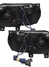 Oracle Lighting Pre-Assembled Halo Headlights (Non-HID Chrome Housing) ColorSHIFT w/ Simple Controller SMD HL Dodge Challenger 2008-2014                                     - 7720-504 - Image 4