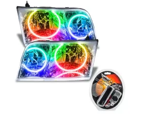 Oracle Lighting Pre-Assembled Headlights - Chrome - Halogen ColorSHIFT Ford Crown Victoria 1998-2011