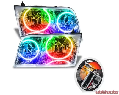 Oracle Lighting Pre-Assembled Headlights - Chrome - Halogen ColorSHIFT Ford Crown Victoria 1998-2011 - 7724-330