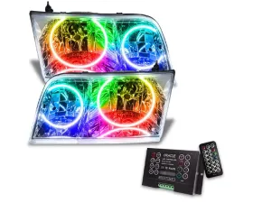 Oracle Lighting Pre-Assembled Headlights - Chrome - Halogen ColorSHIFT 2.0 Ford Crown Victoria 1998-2011