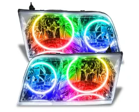 Oracle Lighting Pre-Assembled Headlights - Chrome - Halogen ColorSHIFT - No Controller Ford Crown Victoria 1998-2011