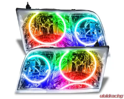 Oracle Lighting Pre-Assembled Headlights - Chrome - Halogen ColorSHIFT - No Controller Ford Crown Victoria 1998-2011 - 7724-334