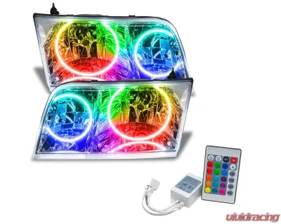 Oracle Lighting Pre-Assembled Headlights - Chrome - Halogen ColorSHIFT - Simple Ford Crown Victoria 1998-2011 - 7724-504