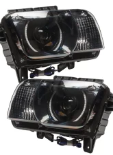 Oracle Lighting Pre-Assembled Headlights - Projector/HID LED Halo Kit White Chevrolet Camaro 2010-2013                                     - 7727-001 - Image 2