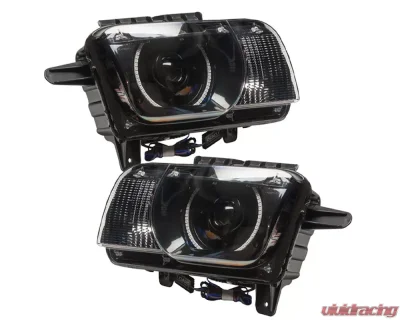 Oracle Lighting Pre-Assembled Headlights - Projector/HID LED Halo Kit White Chevrolet Camaro 2010-2013 - 7727-001