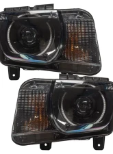 Oracle Lighting Pre-Assembled Headlights - Projector/HID LED Halo Kit White Chevrolet Camaro 2010-2013                                     - 7727-001 - Image 3