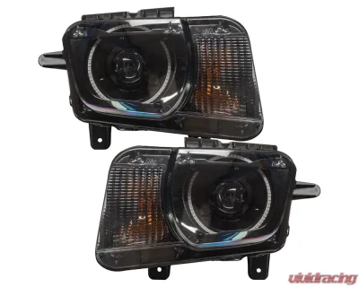 Oracle Lighting Pre-Assembled Headlights - Projector/HID LED Halo Kit White Chevrolet Camaro 2010-2013 - 7727-001