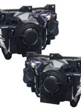 Oracle Lighting Pre-Assembled LED Halo Headlights (Non-HID Black Housing) White Color SMD HL Chrysler 300C 2011-2014                                     - 7729-001 - Image 5