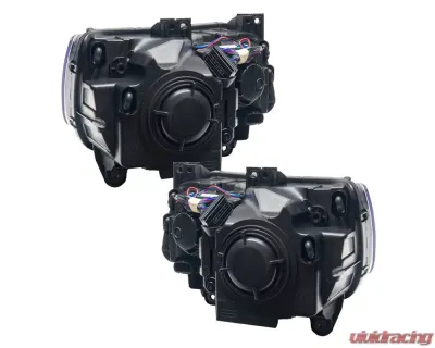 Oracle Lighting Pre-Assembled LED Halo Headlights (Non-HID Black Housing) White Color SMD HL Chrysler 300C 2011-2014 - 7729-001