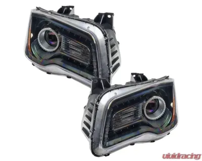 Oracle Lighting Pre-Assembled LED Halo Headlights (Non-HID Black Housing) White Color SMD HL Chrysler 300C 2011-2014 - 7729-001