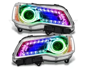 Oracle Lighting Pre-Assembled Headlights (Non-HID Chrome) ColorSHIFT DRL SMD HL Chrysler 300C 2011-2014