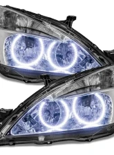 Oracle Lighting Pre-Assembled Halo Headlights White Color SMD HL Honda Accord Coupe/Sedan 2003-2007                                     - 7740-001 - Image 4