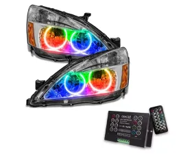 Oracle Lighting Pre-Assembled Halo Headlights ColorSHIFT w/ 2.0 Controller SMD HL Honda Accord Coupe/Sedan 2003-2007