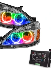 Oracle Lighting Pre-Assembled Halo Headlights ColorSHIFT w/ 2.0 Controller SMD HL Honda Accord Coupe/Sedan 2003-2007                                     - 7740-333 - Image 4