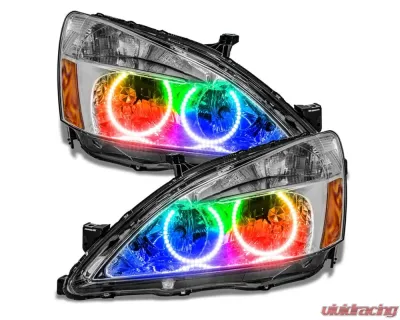 Oracle Lighting Pre-Assembled Halo Headlights ColorSHIFT w/o Controller SMD HL Honda Accord Coupe/Sedan 2003-2007 - 7740-334
