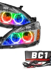 Oracle Lighting Pre-Assembled Halo Headlights ColorSHIFT w/ BC1 Controller SMD HL Honda Accord Coupe/Sedan 2003-2007                                     - 7740-335 - Image 4