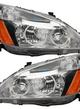 Oracle Lighting Pre-Assembled Halo Headlights ColorSHIFT w/ BC1 Controller SMD HL Honda Accord Coupe/Sedan 2003-2007                                     - 7740-335 - Image 2