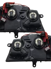 Oracle Lighting Pre-Assembled Halo Headlights (Black Housing) ColorSHIFT w/ BC1 Controller SMD HL Dodge Avenger RT 2008-2014                                     - 8101-335 - Image 4