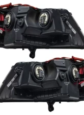 Oracle Lighting Pre-Assembled Halo Headlights (Black Housing) ColorSHIFT w/ BC1 Controller SMD HL Dodge Avenger RT 2008-2014                                     - 8101-335 - Image 5