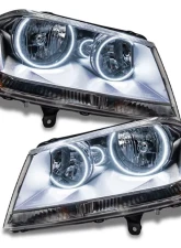 Oracle Lighting Pre-Assembled Halo Headlights White Color SMD HL Dodge Avenger SE/SXT 2008-2014                                     - 8102-001 - Image 5