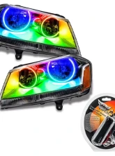 Oracle Lighting Pre-Assembled Halo Headlights ColorSHIFT w/ RF Controller SMD HL Dodge Avenger SE/SXT 2008-2014                                     - 8102-330 - Image 5