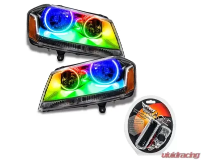 Oracle Lighting Pre-Assembled Halo Headlights ColorSHIFT w/ RF Controller SMD HL Dodge Avenger SE/SXT 2008-2014 - 8102-330