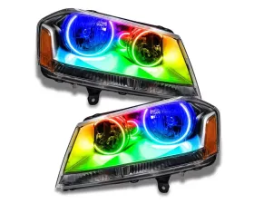 Oracle Lighting Pre-Assembled Halo Headlights ColorSHIFT w/o Controller SMD HL Dodge Avenger SE/SXT 2008-2014